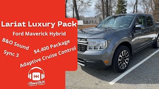 Ford Maverick Lariat Lux Package Overview Does 4400 turn this Ford into a Lincoln Worth it [upl. by Lim964]