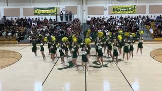 Schalick High School Cheerleading  Thunderstruck Pep Rally performance [upl. by Eirrotal]