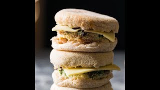 Mushroom Bacon Frozen Breakfast Sandwiches [upl. by Cornwell]