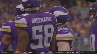 49ers vs Vikings Madden NFL 25 [upl. by Grodin]