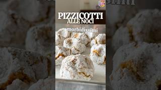 SOLO 5 ingredienti  Pizzicotti alle NOCI RICETTA VELOCE BISCOTTI MORBIDI ricetta dolci perte [upl. by Gertrudis]