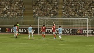 AS Roma  SS Lazio 01  Finale Coppa  Cup Italy  26052013  Stadio Olimpico  PES 2013 [upl. by Adnaral]