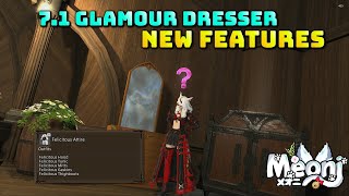 FFXIV Outfit Glamour System  New Functions  Feedback  71 [upl. by Allerym79]