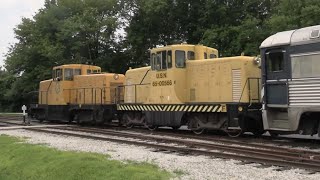 Train race Centercabs switching on the Old Colony amp Newport Railway  772024 [upl. by Polish]