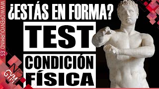 TEST para medir la CONDICION FISICA 📋 CAPACIDADES FISICAS BASICAS  Fuerza resistencia velocidad 💪 [upl. by Milks]