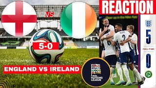 England vs Ireland 50 Live Nations League Football Match Score Commentary Highlights Lions Vivo [upl. by Ynohtna]