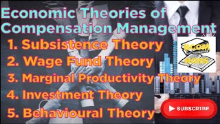 Economic Theories ofCompensation Management Subsistence Wagefund Marginal Investmentamp Behavioural [upl. by Peregrine]