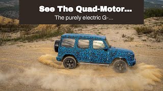 See The QuadMotor Mercedes EQG Do A Tank Turn [upl. by Patricio]