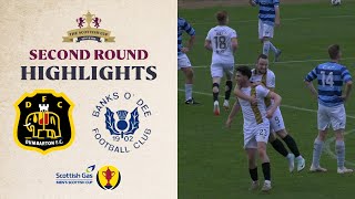 Dumbarton 32 Banks ODee  Scottish Gas Scottish Cup Second Round Highlights [upl. by Kiah666]