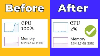 How To Fix High RAMMemoryCPUDISK Usage on Windows 1110 [upl. by Assenaj]