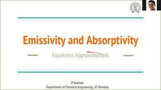 HT 54 Emissivity and Absorptivity [upl. by Naujed210]