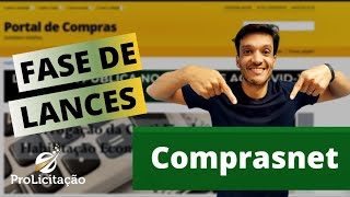 FASE DE LANCES NO COMPRASNET DISPUTA ABERTOFECHADO [upl. by Cogen]