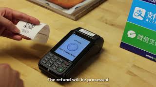 Smartpay Alipay Refund Process on the EFTPOS terminal [upl. by Andrus]