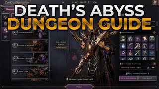 Deaths Abyss Full Dungeon Guide  Throne and Liberty [upl. by Anesusa]