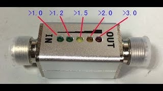 Indicateur LED mini SWR tester par Serge H Facebook [upl. by Anaidni]