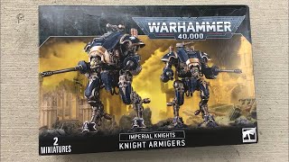 warhammer imperial knights knight armigers [upl. by Ayenet]