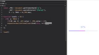 Crossbrowser progress bar with Stylus animated with requestAnimationFrame [upl. by Idnam]