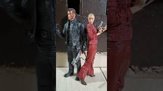 McFarlane Terminator  T850 vs Terminatrix mcfarlanetoys mcfarlanecollector terminator shorts [upl. by Taimi]