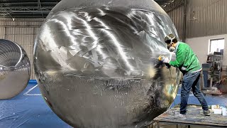 Amazing Technique They Found to Build Perfect Steel Spheres [upl. by Hadeehuat]