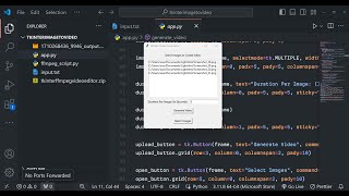 Python 3 Tkinter FFMPEG Project to Build Video Editor to Create Videos From Multiple Images GUI App [upl. by Madelaine]