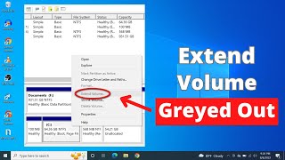 FIXED  Extend Volume Option Greyed Out in Windows 10 or 11  Extend C Drive [upl. by Skyler]