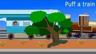 Puff a train  Nursery Rhymes  English [upl. by Lewes]