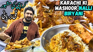 KARACHI KI MASHOOR NALLI BIRYANI Best biryani eatanddiscover [upl. by Atisor]