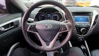 VELOSTER 2012 GDI 16CC PANORAMIC SUNROOF SMART KEY ORIGINAL NAVI FULL OPTION [upl. by Ruthi]