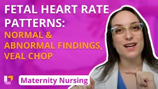 Fetal Heart Rate Patterns Normal and Abnormal Findings VEAL CHOP  Maternity Nursing  LevelUpRN [upl. by Alon]