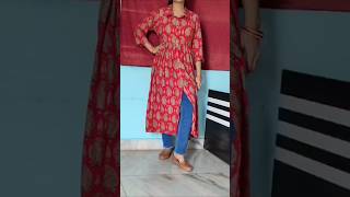 Front Open Collar Kurti Cutting And Stitching kurti design shorts yt firdoshsaifi [upl. by Ayerdna]