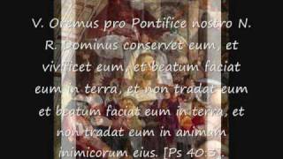 Oratio Pro Summo Pontifice [upl. by Ber]