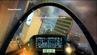 Call of Duty Black Ops 2  Jet Scene  Mission Cordis Die  HD Clip [upl. by Sievert53]