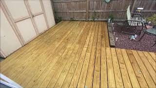 How To Seal A Deck With Thompsons Water Seal [upl. by Silvio99]