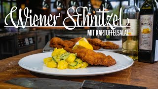 Wiener Kalbsschnitzel mit Kartoffelsalat – Kochen im Tal [upl. by Ellerret]