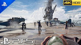 PS5 BATTLE OF MIDWAY  Ultra Realistic Graphics gameplay 4k 60FPS HDR Call of Duty [upl. by Atiuqat492]