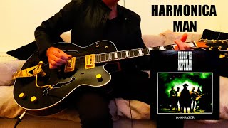 Harmonica Man Fields Of The Nephilim Ennio Morricone Guitar Cover Gretsch Black Falcon Boss Gt6 [upl. by Yasdnyl379]