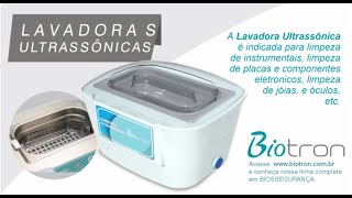 Lavadora Ultrassônica Biotron  3 litros [upl. by Alf]