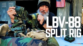 LBV88 SPLiT RiG Bulletproof GEAR militarysurplus tacticalgear [upl. by Pearline]