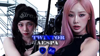 TWIXTOR 4K AESPA quotWHIPLASH MVquot AE SHARPEN  CC TOPAZ [upl. by Auqenat64]