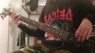 Deeds of Flesh  Reduced to ashes bass cover [upl. by Teemus973]