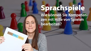 Sprachspiele  Wie können Sie Kompetenzen mit Hilfe von Spielen bearbeiten  Lernprofis [upl. by Zeuqirdor]