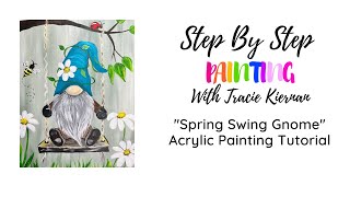 How To Paint A quotSpring Gnomequot  Acrylic Painting Tutorial  Step By Step Painting [upl. by Yemac]