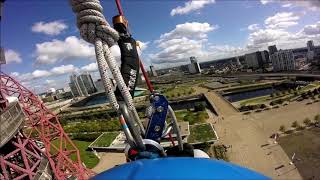 abseiling the ArcelorMittal Orbit for John Johnson [upl. by Eintihw521]