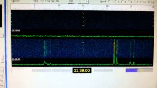 Meteor scatter QSOs EI9EP FSK441 2m perseides 2014 [upl. by Caiaphas848]