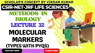 Molecular Markers Types with PYQs  Genetic Marker  Methods in Biology [upl. by Maillw]