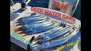 GARFISH FISHING  DEEP WATER  PORT PHILLIP [upl. by Ardeth]