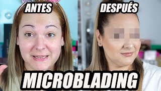 MI EXPERIENCIA CON EL MICROBLADING DE CEJAS ANTES DESPUÉS CUIDADOS PRECIOS CURACIÓN ETC [upl. by Eelidnarb687]