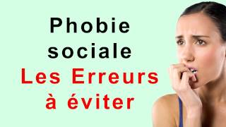 Phobie sociale traitement phobie sociale [upl. by Artinad]