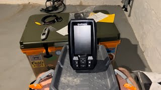 Finally Installed My New Fish Finder on my Kayak  GARMIN STRIKER VIVID 4CV [upl. by Anrol]