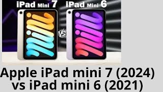 Apple iPad Mini 7 vs iPad Mini 6 Diferencias impactantes reveladas [upl. by Aney]